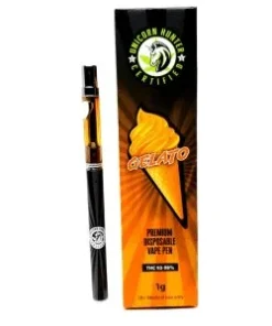 ghtly indica dominant hybrid (55% indica/45% sativa) strain created through a cross . Buy Gelato Vape Cartridge or Pen by Unicorn Hunter