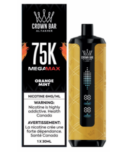 The inhale delivers bright citrus sweetness, while the exhale leaves a crisp, minty chill, creating a balanced and invigorating flavor.